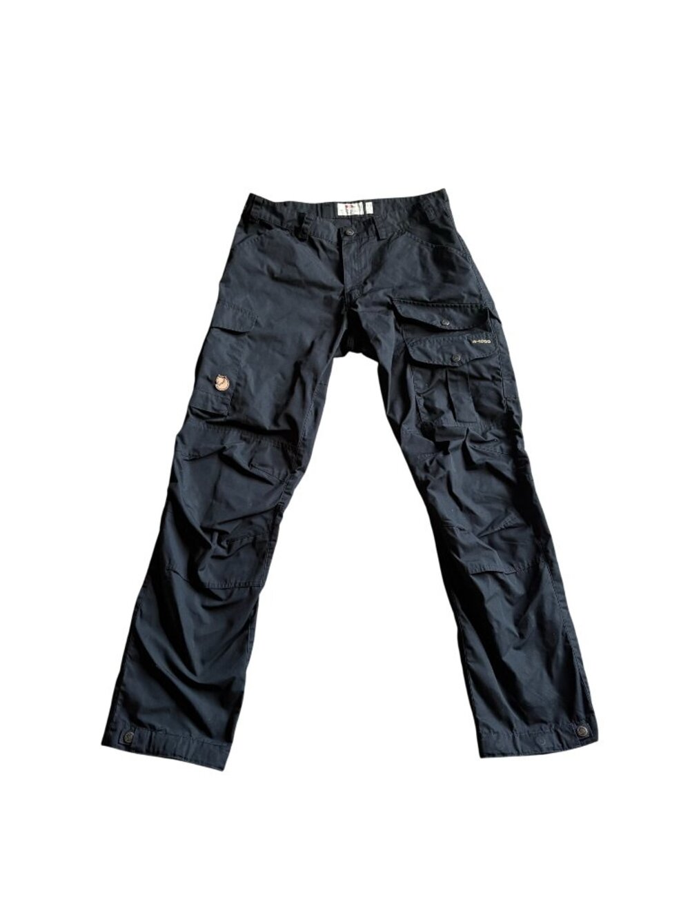 Fjallraven Vidda Pro Trousers G-1000 87177 Size 34x34 Black Cargos Utility Pants